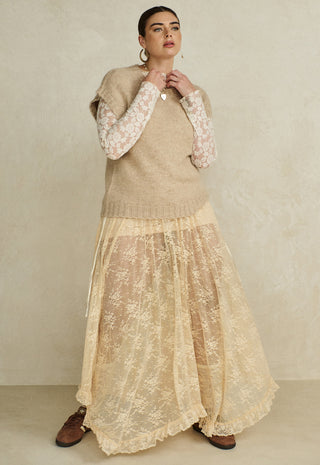 Labyrinth Lace Maxi Skirt