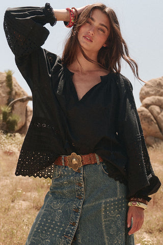 Love in the Afternoon Lace Blouse