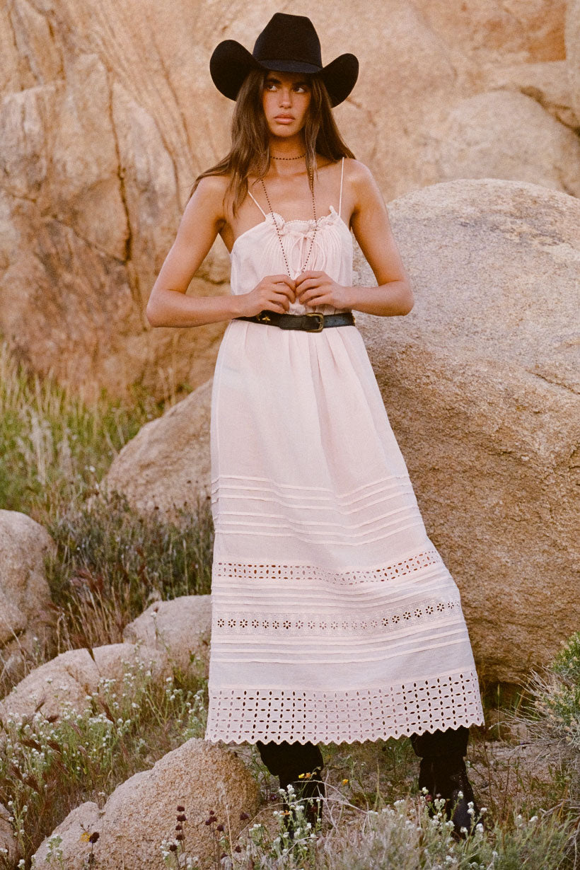 Love in the Afternoon Lace Maxi Dress