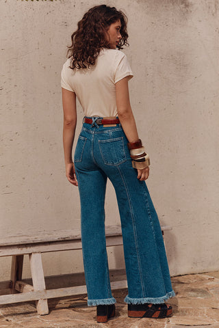 Rocker Denim Flares