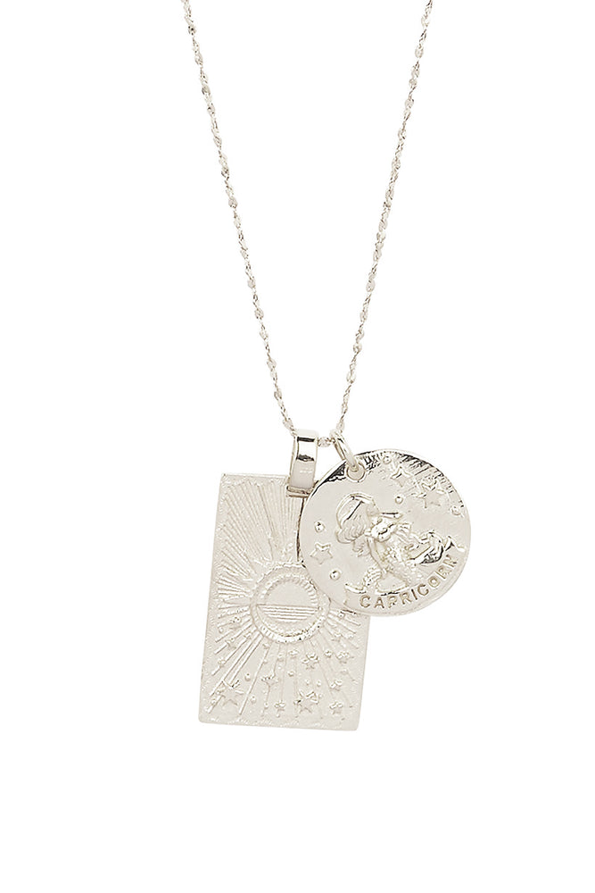 Capricorn Stargazer Zodiac Necklace
